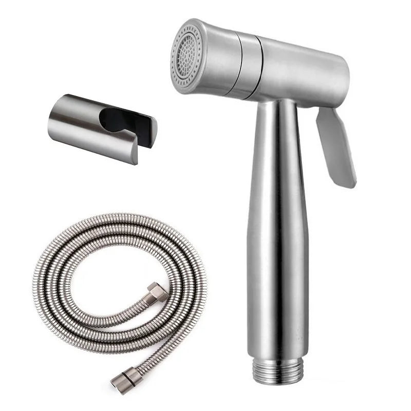 2 Function Switch Stainless Steel Toilet Bidet Sprayer Anal Wash Jet Spray Integrated Faucet And Toilet Seat Shower Attachment