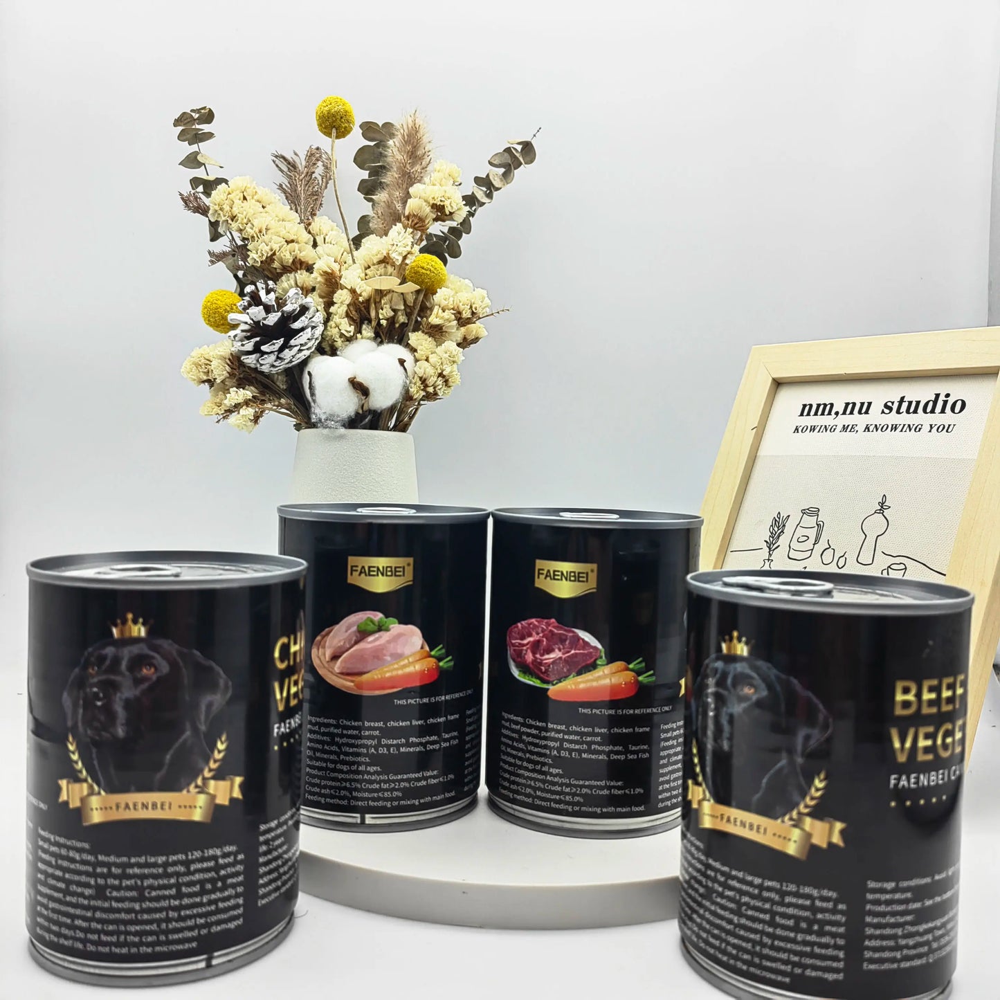 Factory Wholesale Delicious 375g Pet Canned Food Snacks Wet Dog Food Dog Can Food