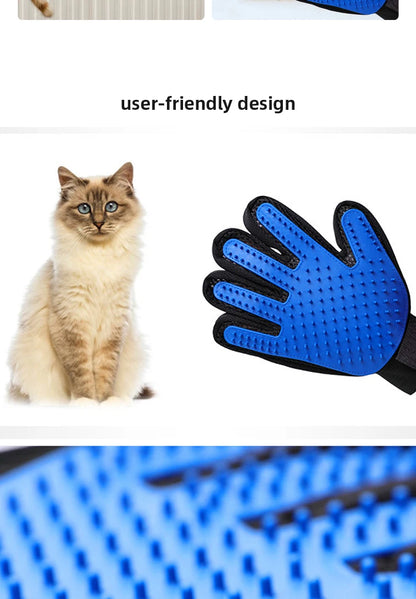 Silicone Pet Gloves Cat Dog Hair Removal Cat Supplies Comb Hair Removal Brush Rubber Sticky Hair Gloves