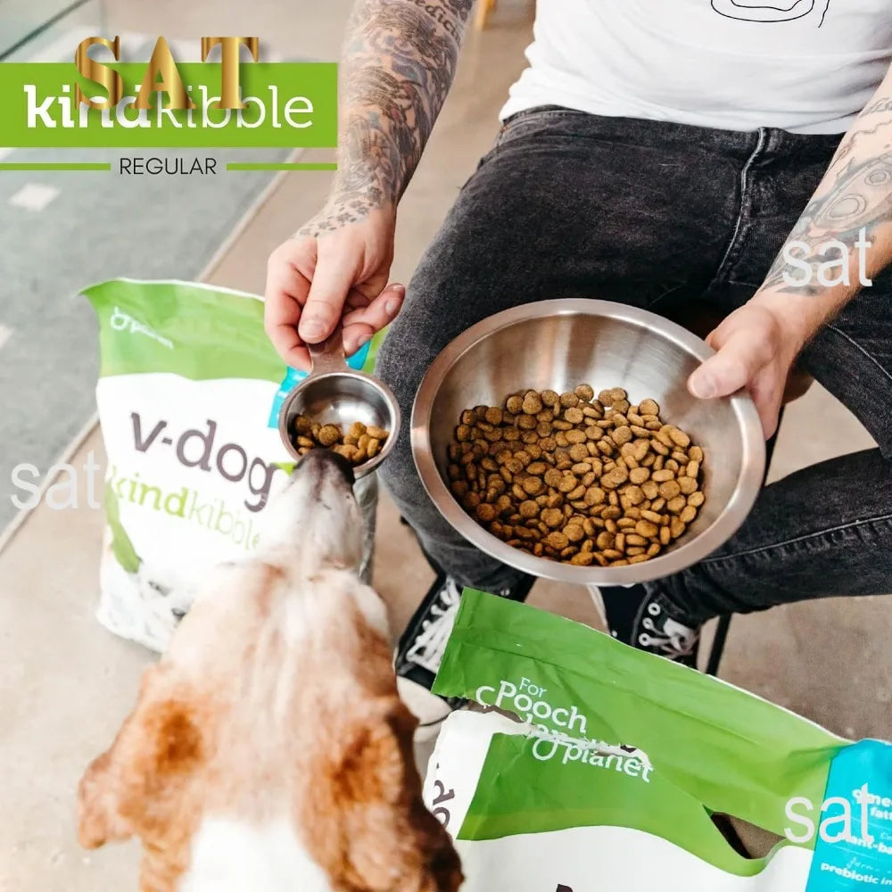 Vegan Kibble Dry Dog Food (24 LB) | Plant Based Protein with Added Taurine for Sensitive Stomach and Skin | Adult Dog Food