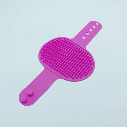 Pet Bath Brush Soft Rubber Cat Dog Massage Comb Grooming Glove Hair Remover Cleaning Tool Cat Scratch Itches Toy