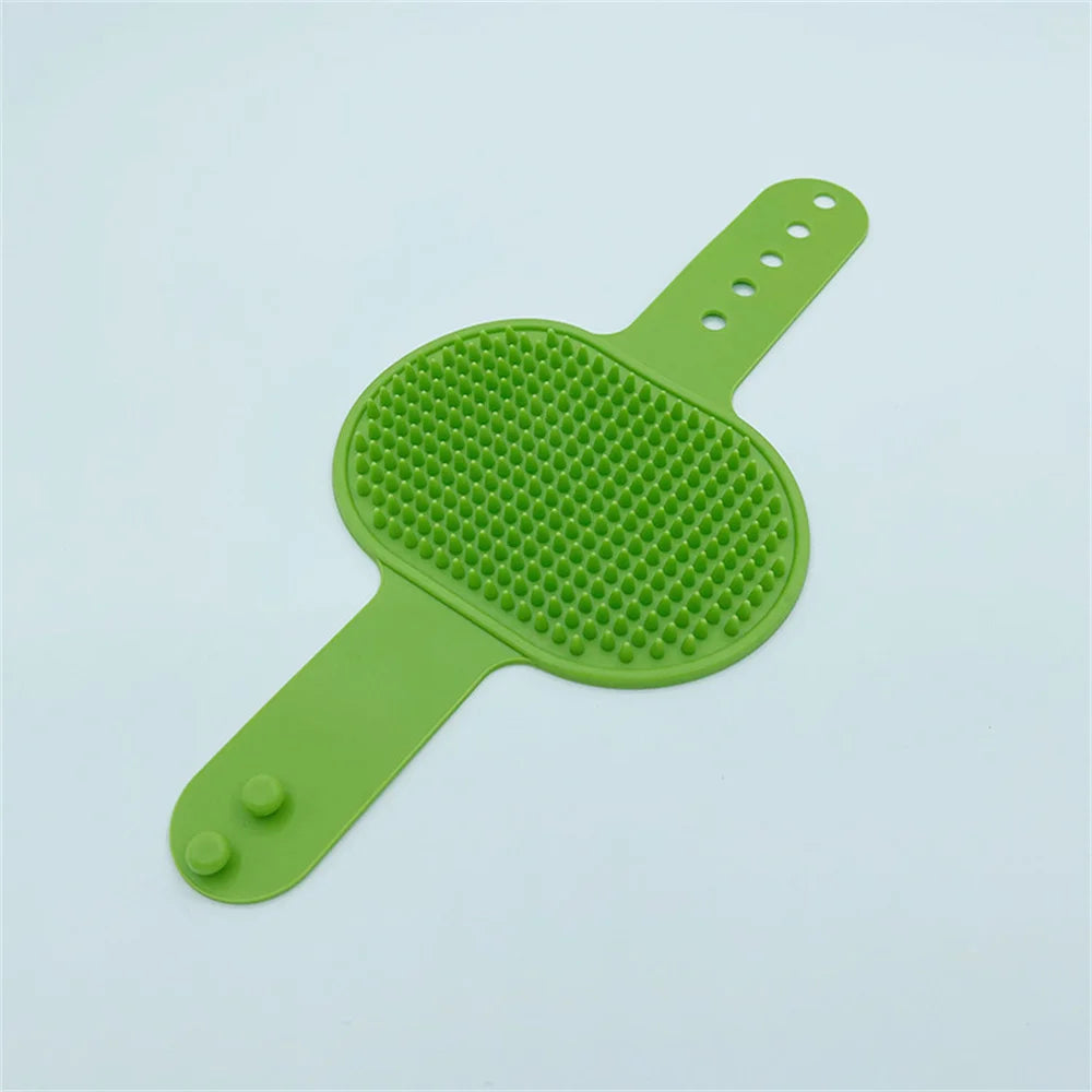 Pet Bath Brush Soft Rubber Cat Dog Massage Comb Grooming Glove Hair Remover Cleaning Tool Cat Scratch Itches Toy