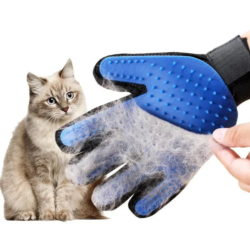 Silicone Pet Gloves Cat Dog Hair Removal Cat Supplies Comb Hair Removal Brush Rubber Sticky Hair Gloves